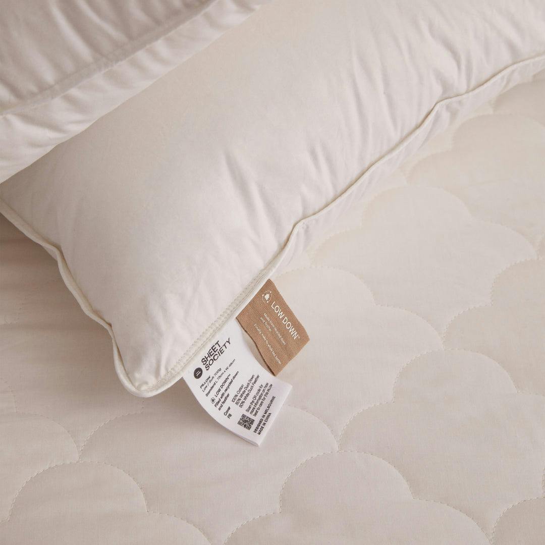 Low Down™ - Low & Soft Pillow | Sheet Society