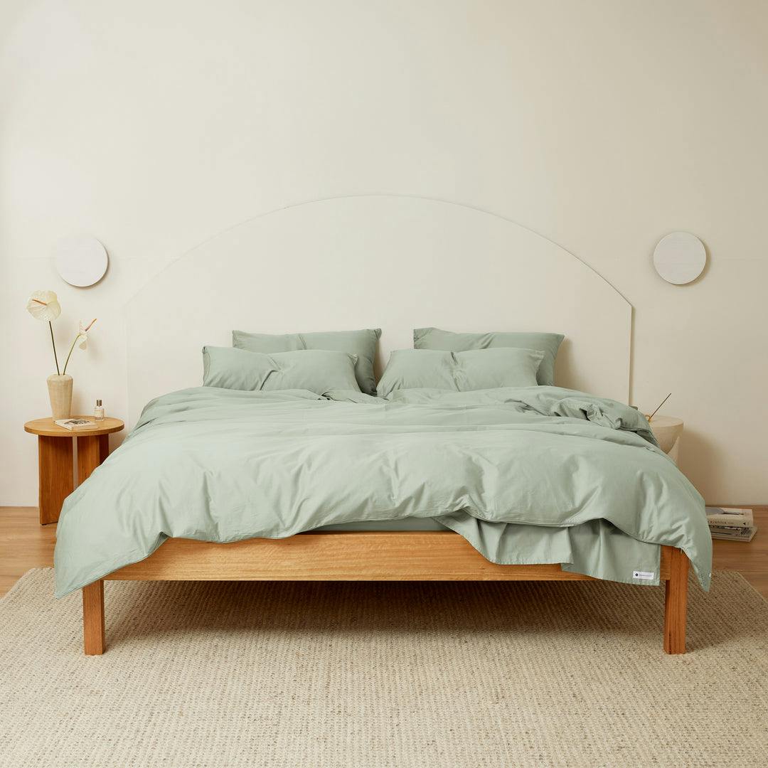 Eden Cotton - Sage Bed Sheets | Sheet Society