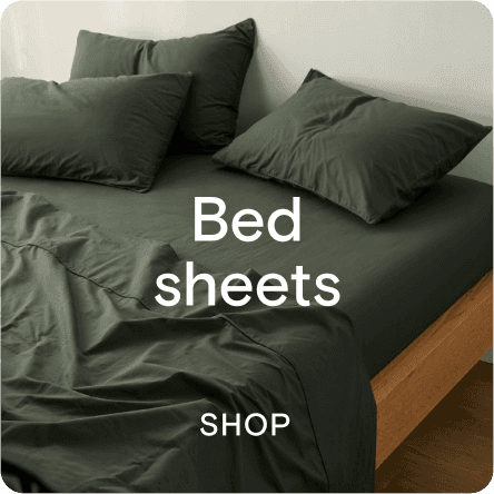 Bed sheets. Shop now