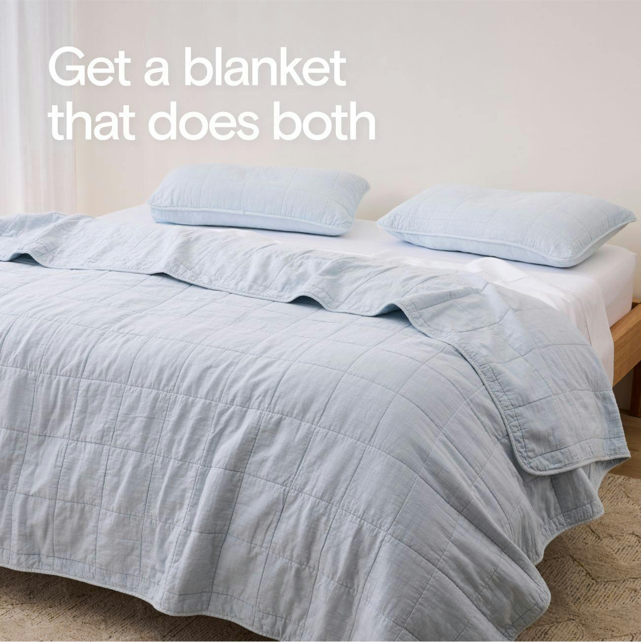 Get a blanket that does both. Shop now