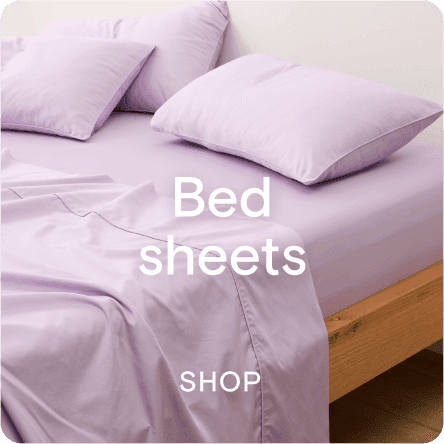 Bed sheets. Shop now