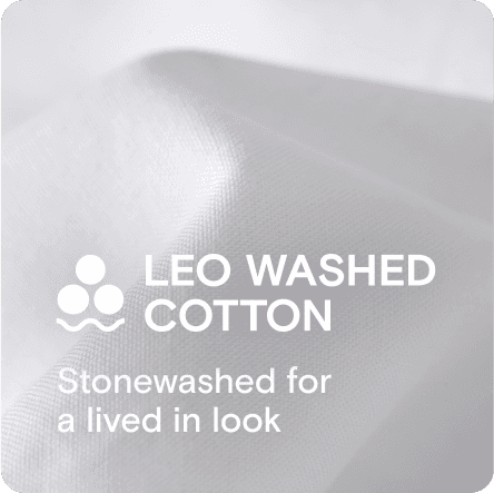 Leo Washed Cotton - Stonewashed for a lived in look